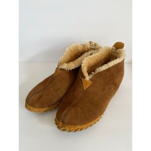 LL Bean Wicked Good Suede Slippers Women’s Size 8